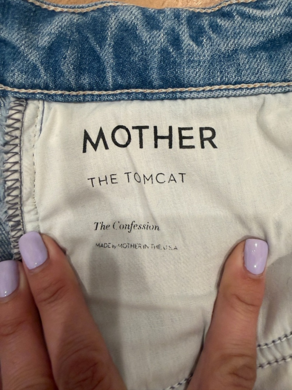 MOTHER The Tomcat The Confession Distressed Skinny Jeans Size 24 - Picture 7 of 11